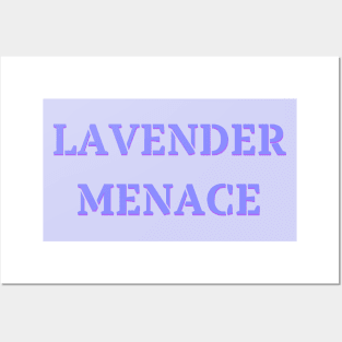 Lavender Menace Inspired by the 70s Lesbian Rights Movement Posters and Art